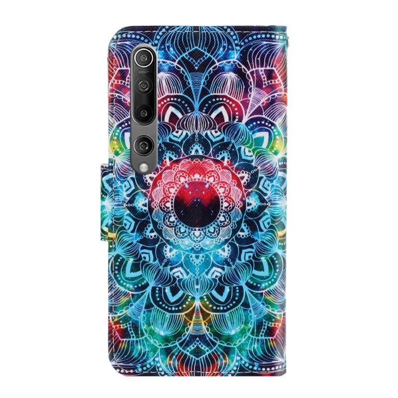 Peněženková Pouzdra Na Xiaomi Mi 10 / 10 Pro Okázalá Pásková Mandala