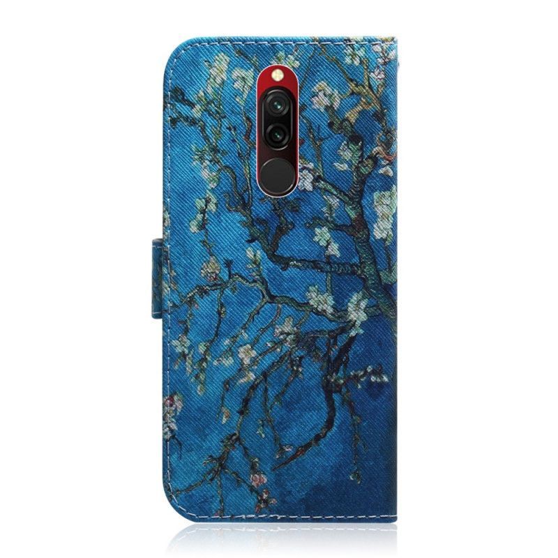 Peněženková Pouzdra Na Xiaomi Redmi 8 Kvetoucí Větev Stromu