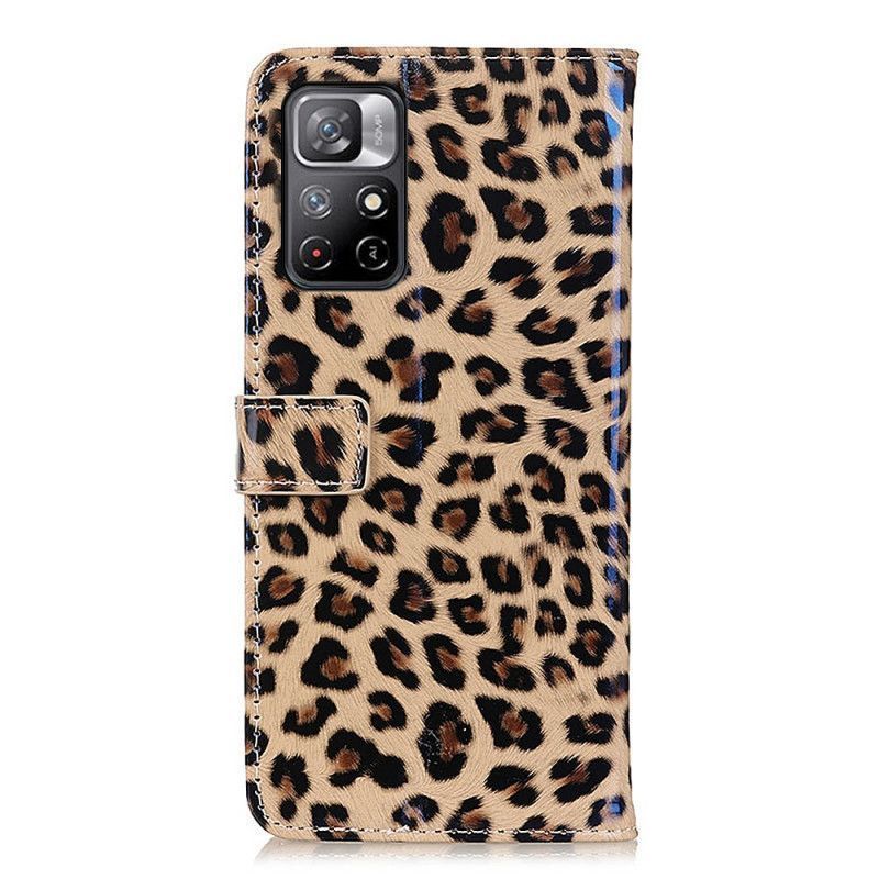 Peněženková Pouzdra Na Xiaomi Redmi Note 11 / Poco M4 Pro 5g Leopard