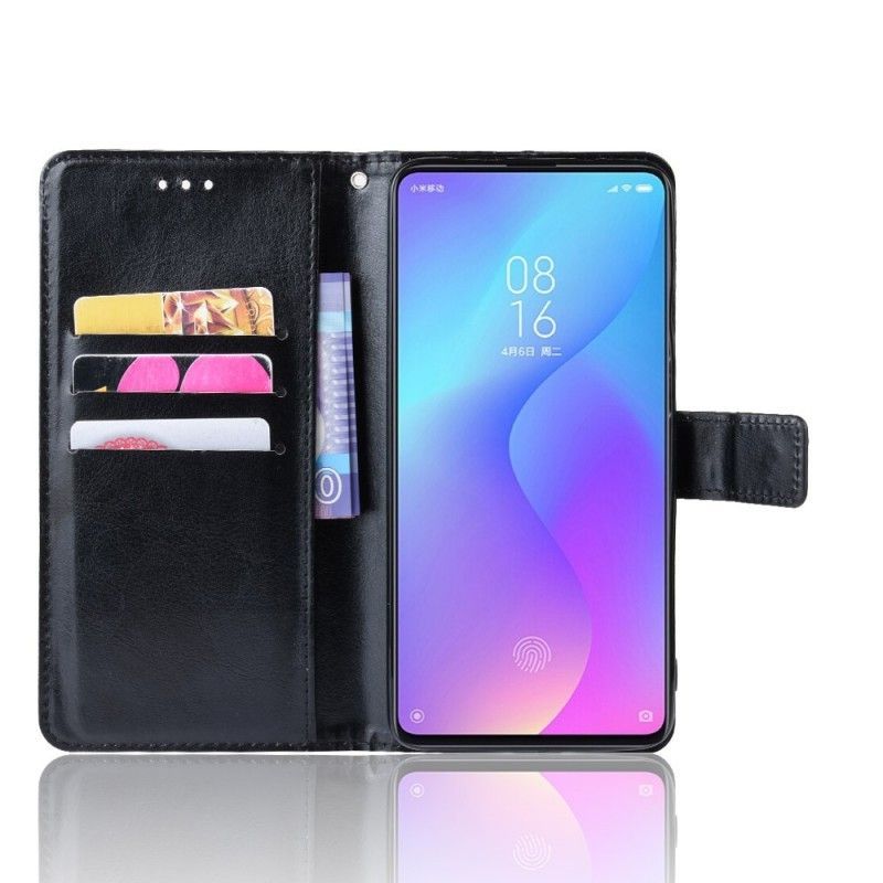 Peněženková Pouzdra Xiaomi Mi 9t / Mi 9t Pro Lesklá Imitace Kůže