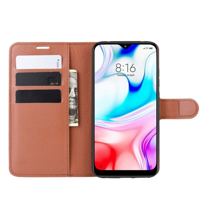 Peněženková Pouzdra Xiaomi Redmi 8 Klasická Imitace Kůže