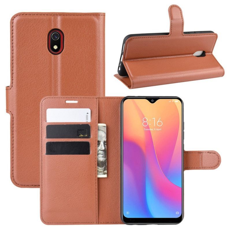 Peněženková Pouzdra Xiaomi Redmi 8a Klasická Umělá Kůže