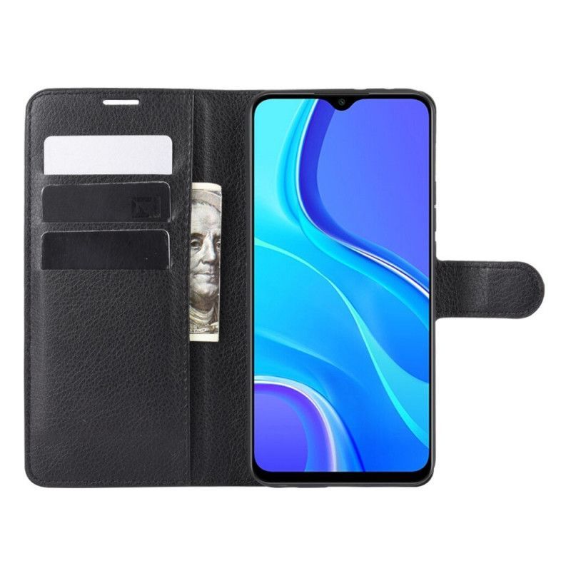 Peněženková Pouzdra Xiaomi Redmi 9 Klasická Imitace Kůže