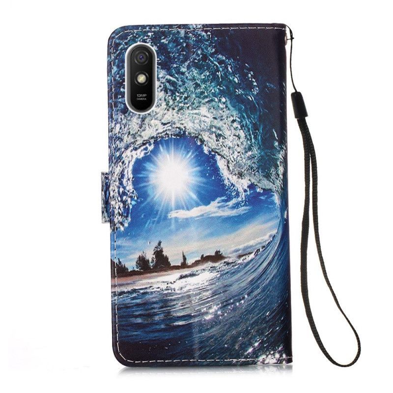 Peněženková Pouzdra Xiaomi Redmi 9a Krajina Snění S Popruhem