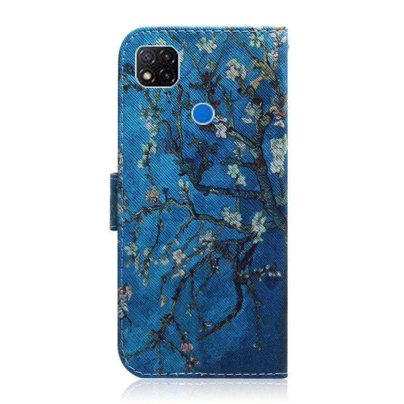 Peněženková Pouzdra Xiaomi Redmi 9c Kvetoucí Větev Stromu