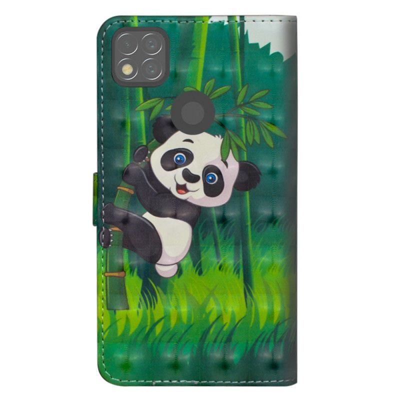 Peněženková Pouzdra Xiaomi Redmi 9c Panda A Bambus