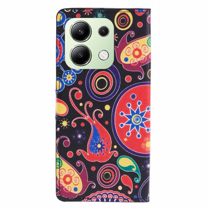 Peněženková Pouzdra Xiaomi Redmi Note 13 4g Kryty Na Mobil Galaxy Pattern