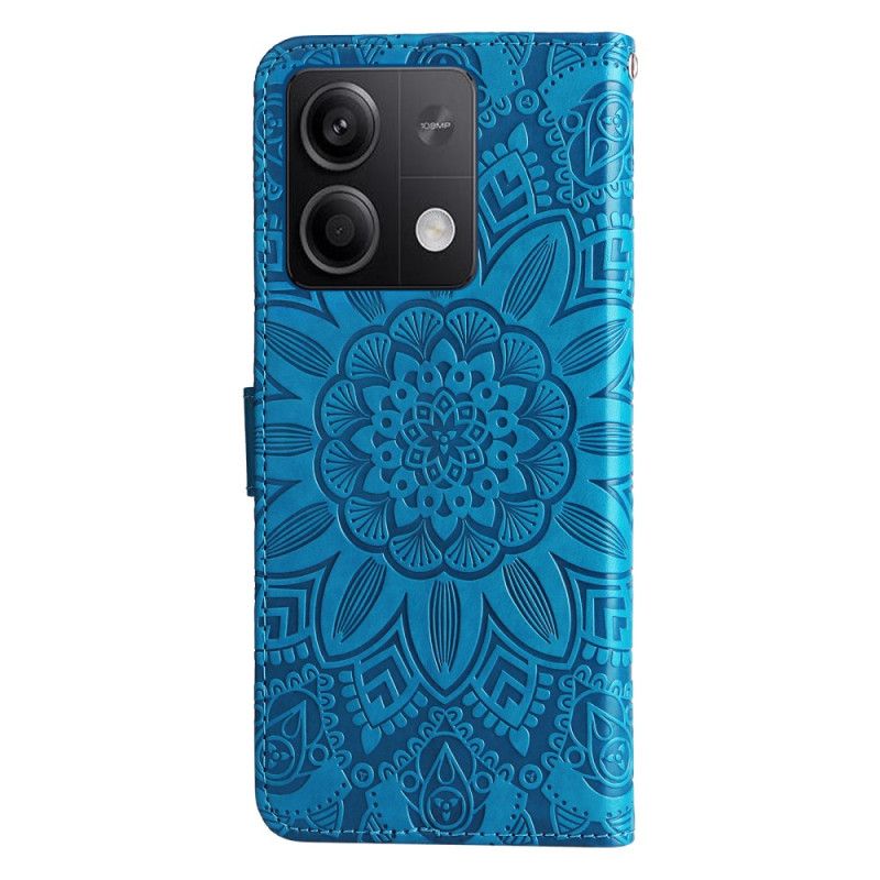 Peněženková Pouzdra Xiaomi Redmi Note 13 5g Slunečnicový Vzor S Páskem