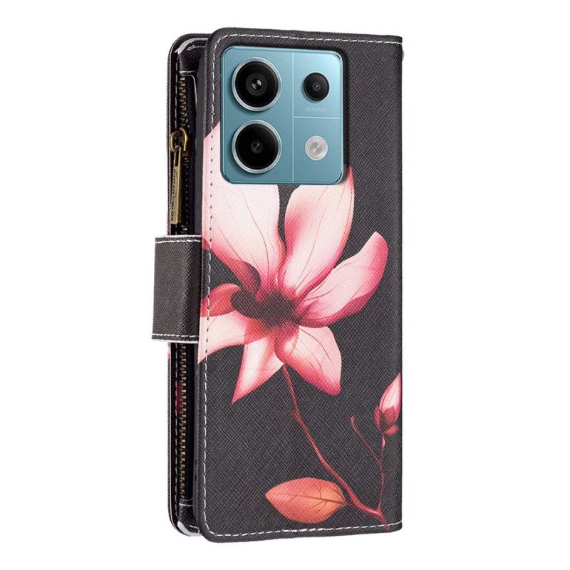 Peněženková Pouzdra Xiaomi Redmi Note 13 Pro 4g Peněženka Lotus Strap