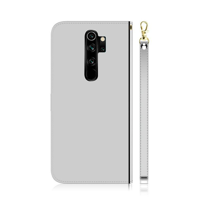 Peněženková Pouzdra Xiaomi Redmi Note 8 Pro Kryt Zrcátka Z Umělé Kůže