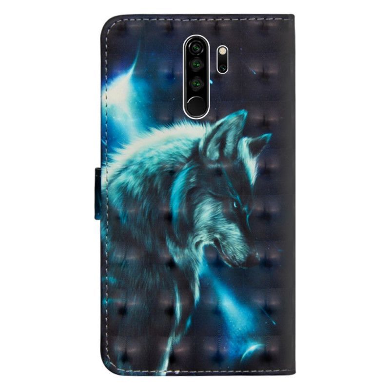 Peněženková Pouzdra Xiaomi Redmi Note 8 Pro Majestátní Vlk