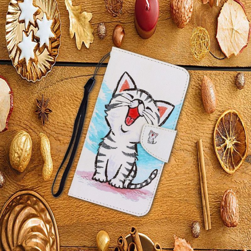 Potah Barevného Pásku Pro Kočky Xiaomi Redmi Note 9 Pro Kitten