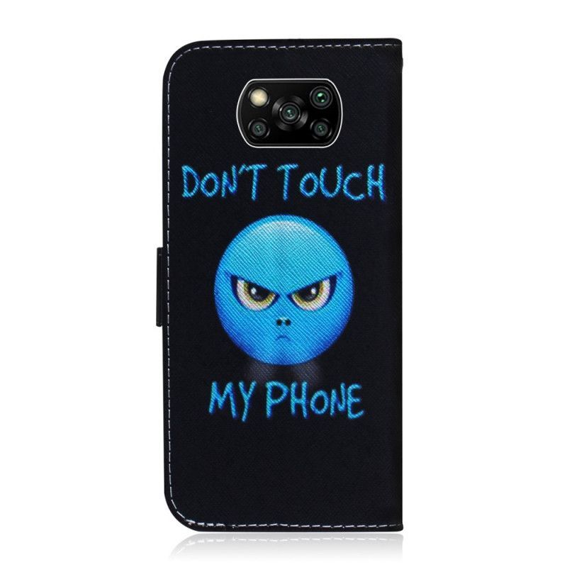 Pouzdro Na Telefon Xiaomi Flipové Pouzdro Poco X3 Emoji