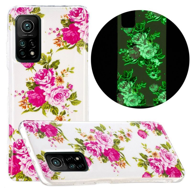 Pouzdro Na Xiaomi Mi 10t / Mi 10t Pro Fluorescenční Liberty Flowers