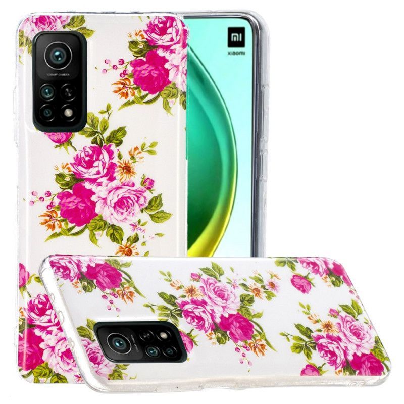 Pouzdro Na Xiaomi Mi 10t / Mi 10t Pro Fluorescenční Liberty Flowers