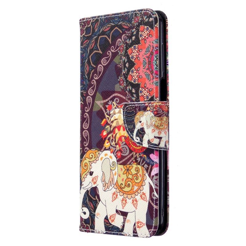 Pouzdro Na Xiaomi Redmi Note 9s / Redmi Note 9 Pro Indian Elephants