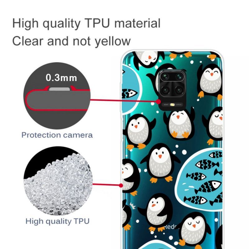 Pouzdro Na Xiaomi Redmi Note 9s / Redmi Note 9 Pro Penguins