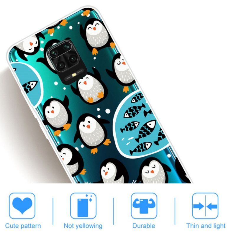 Pouzdro Na Xiaomi Redmi Note 9s / Redmi Note 9 Pro Penguins