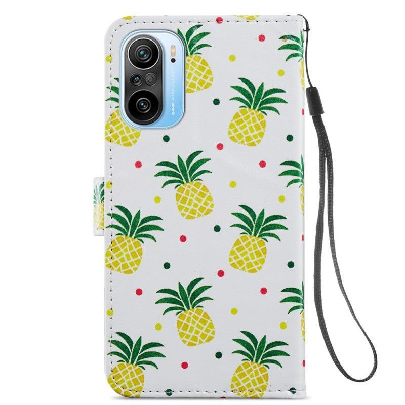 Pouzdro Poco F3 / Xiaomi Mi 11i 5g Vícenásobný Ananas