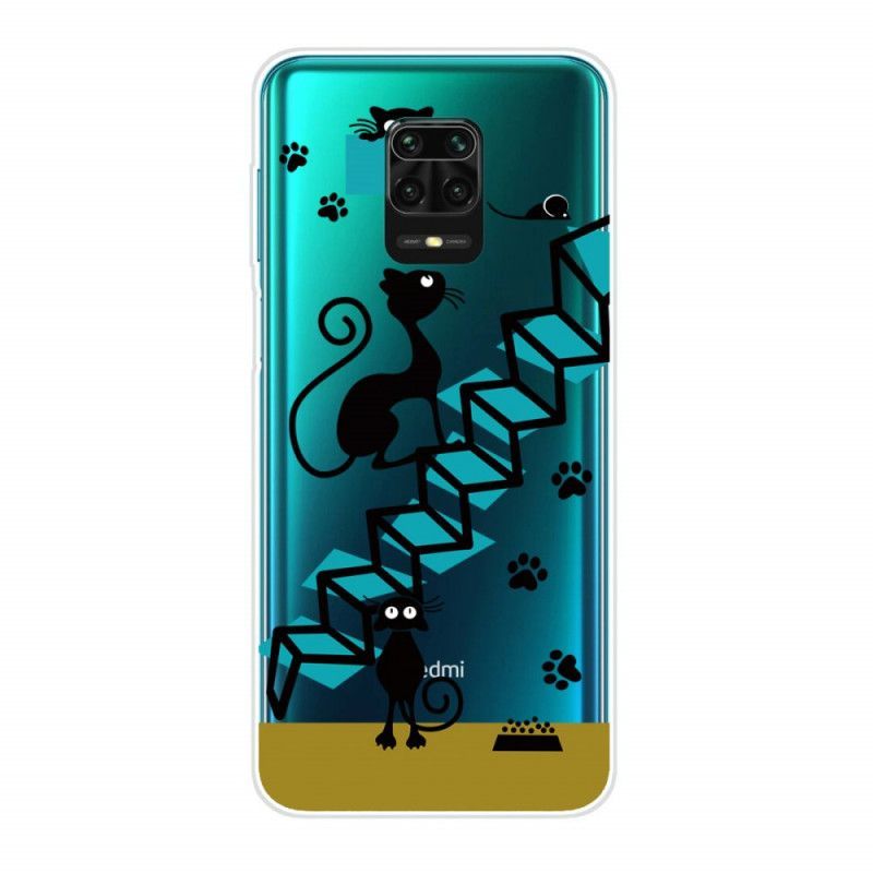 Pouzdro Pro Xiaomi Redmi Note 9s / Redmi Note 9 Pro Funny Cats