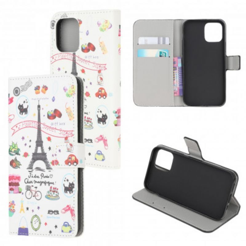 Pouzdro Xiaomi 11 Lite 5g Ne/mi 11 Lite 4g/5g J'adore Paris