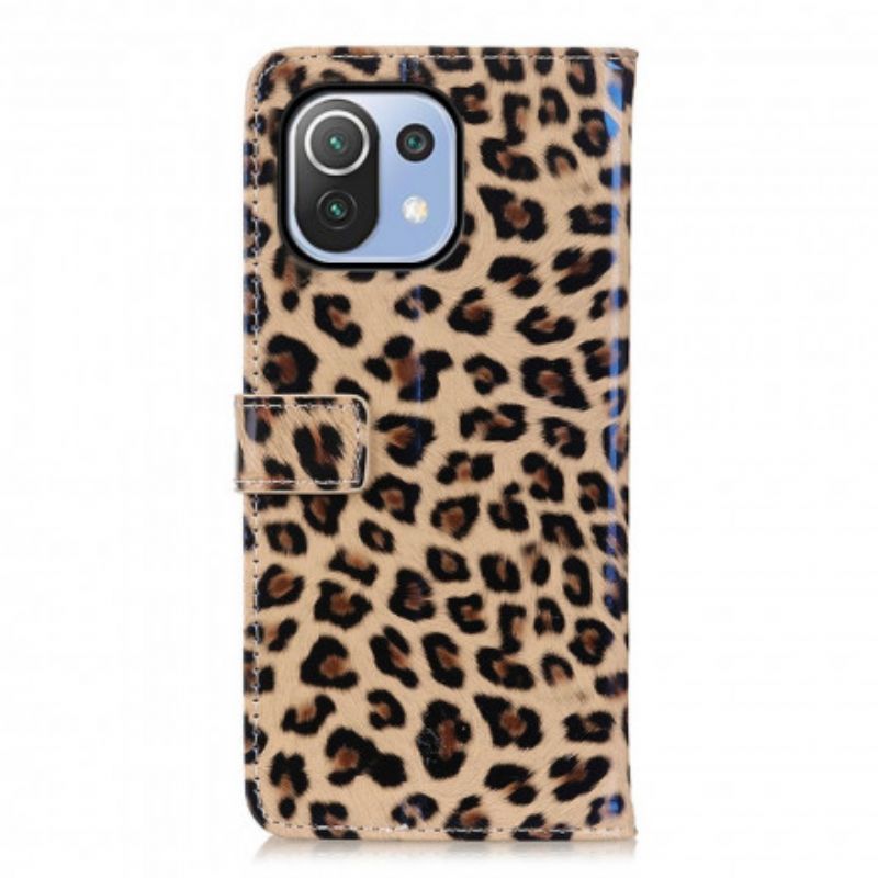 Pouzdro Xiaomi 11 Lite 5g Ne/mi 11 Lite 4g/5g Leopard