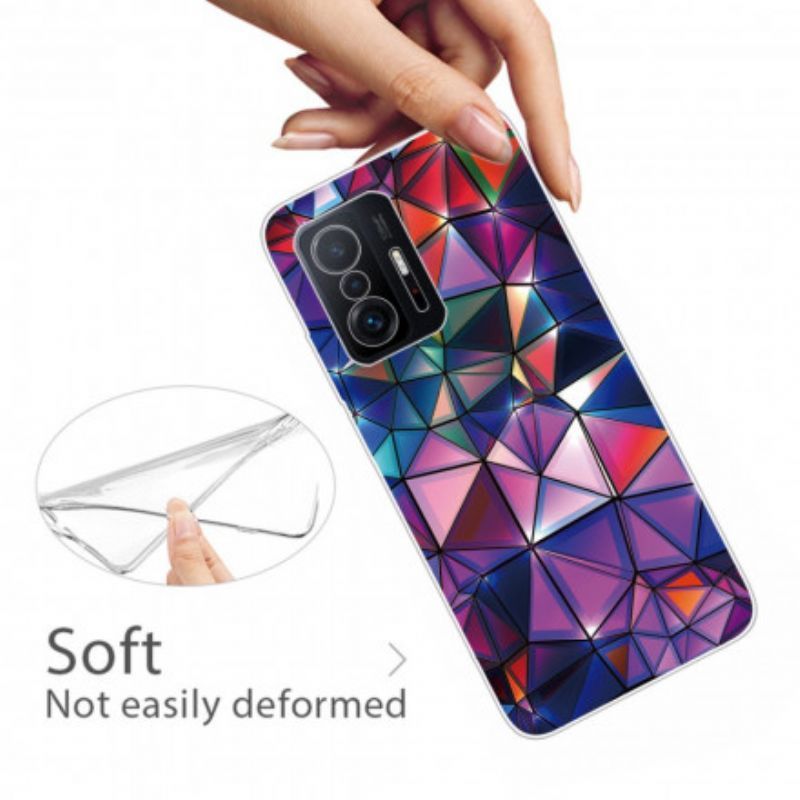 Pouzdro Xiaomi 11t / 11t Pro Flexibilní Geometrie