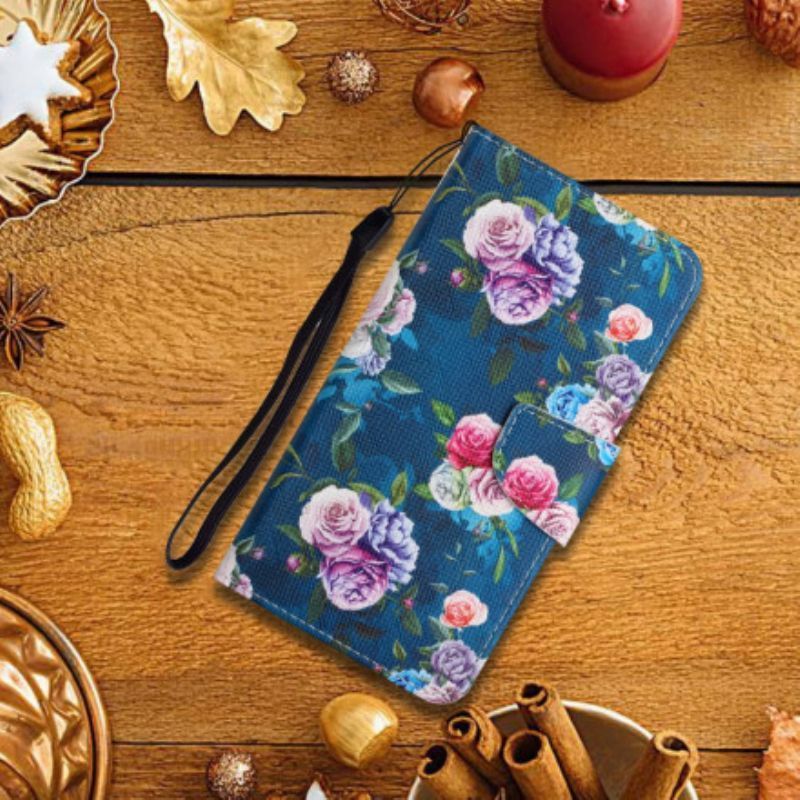 Pouzdro Xiaomi 11t / 11t Pro Flowers Liberty Royal