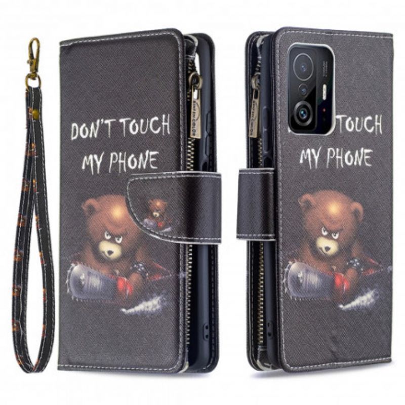 Pouzdro Xiaomi 11t / 11t Pro Zip Pocket Bear