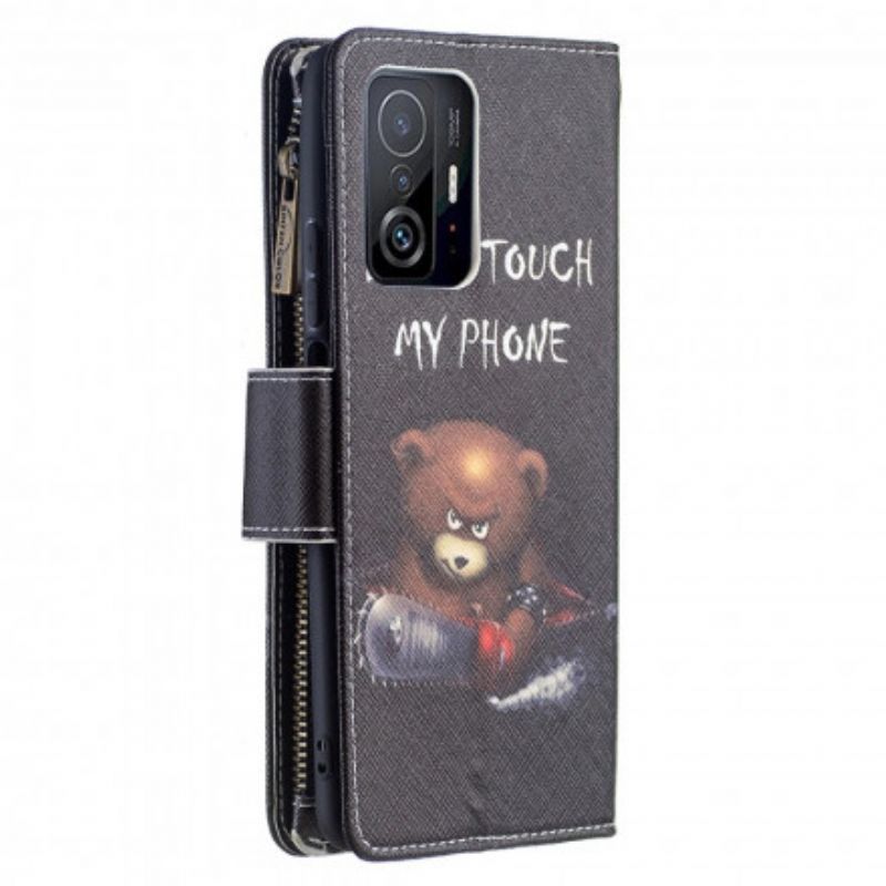 Pouzdro Xiaomi 11t / 11t Pro Zip Pocket Bear