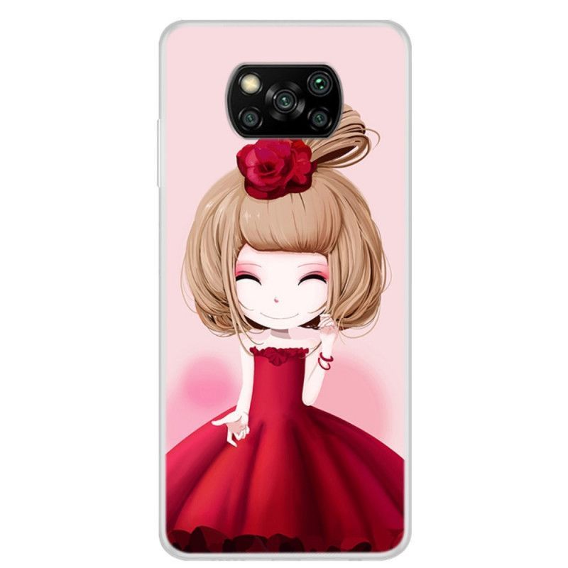 Pouzdro Xiaomi Kryt Na Poco X3 Manga Lady