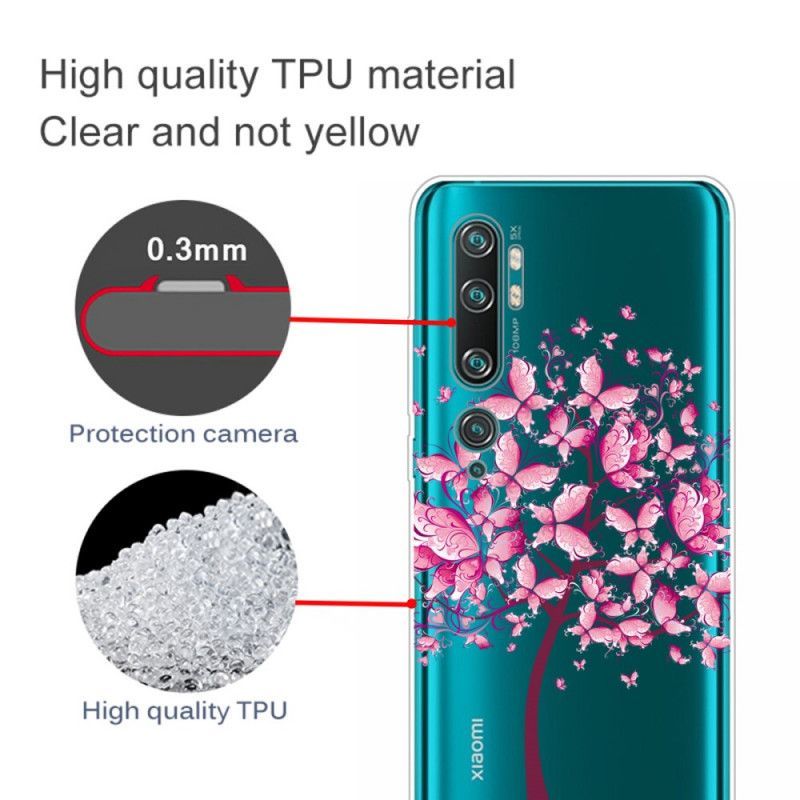 Pouzdro Xiaomi Mi Note 10 / Note 10 Pro Pink Tree Top