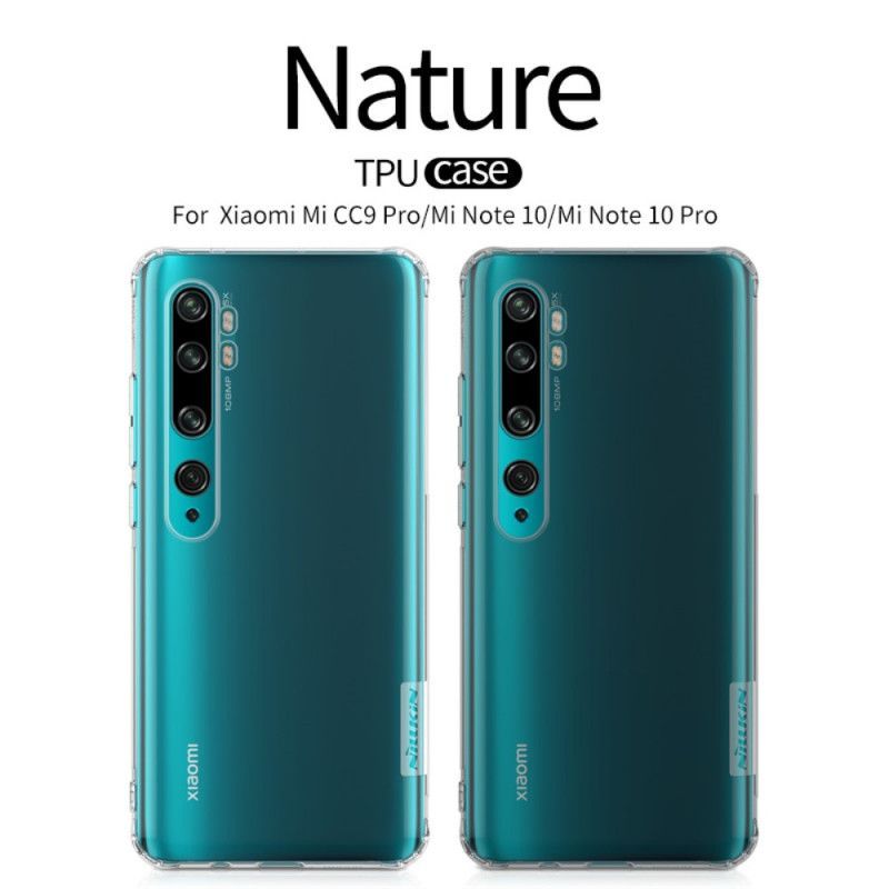 Pouzdro Xiaomi Mi Note 10 / Note 10 Pro Transparentní Nillkin