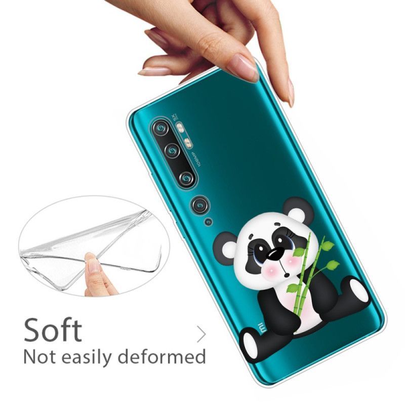 Pouzdro Xiaomi Mi Note 10 / Note 10 Pro Transparentní Smutnou Pandu