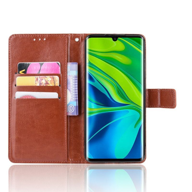 Pouzdro Xiaomi Mi Note 10 / Note 10 Pro Třpytivá Imitace Kůže