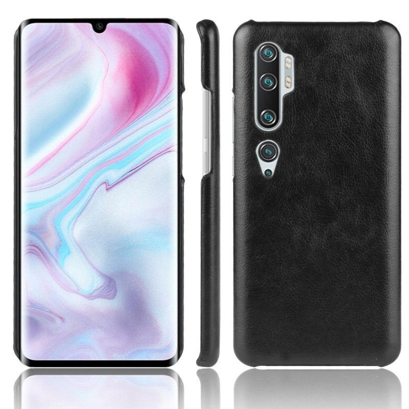 Pouzdro Xiaomi Mi Note 10 / Note 10 Profesionální Kožený Efekt Lychee