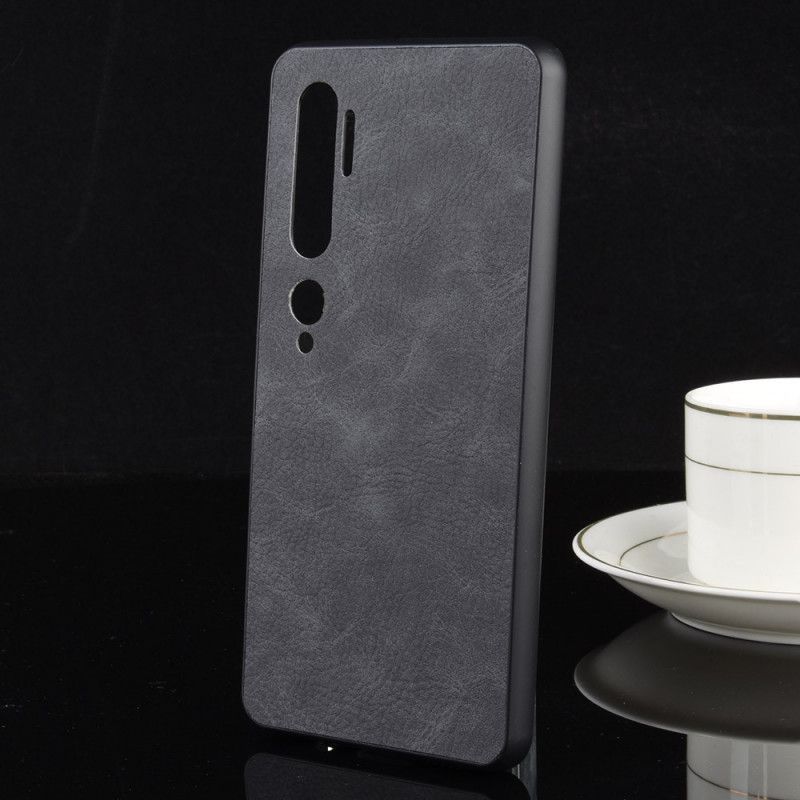 Pouzdro Xiaomi Mi Note 10 / Note 10 S Koženým Efektem Pro Vintage Vzhled