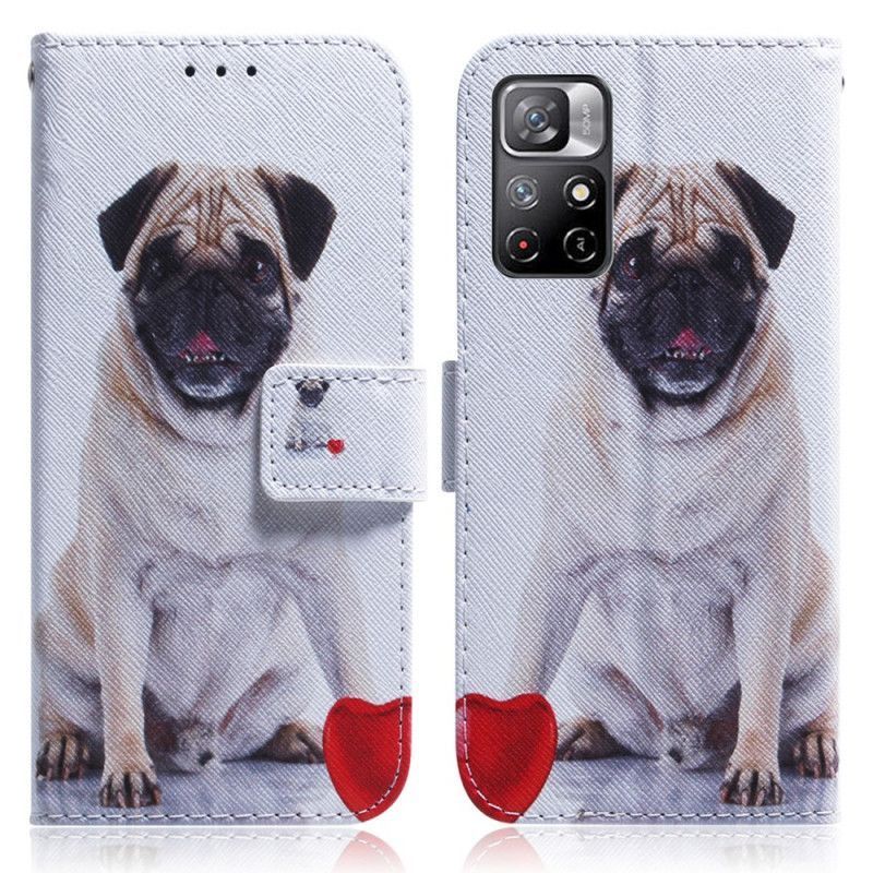 Pouzdro Xiaomi Redmi Note 11 / Poco M4 Pro Pug Dog