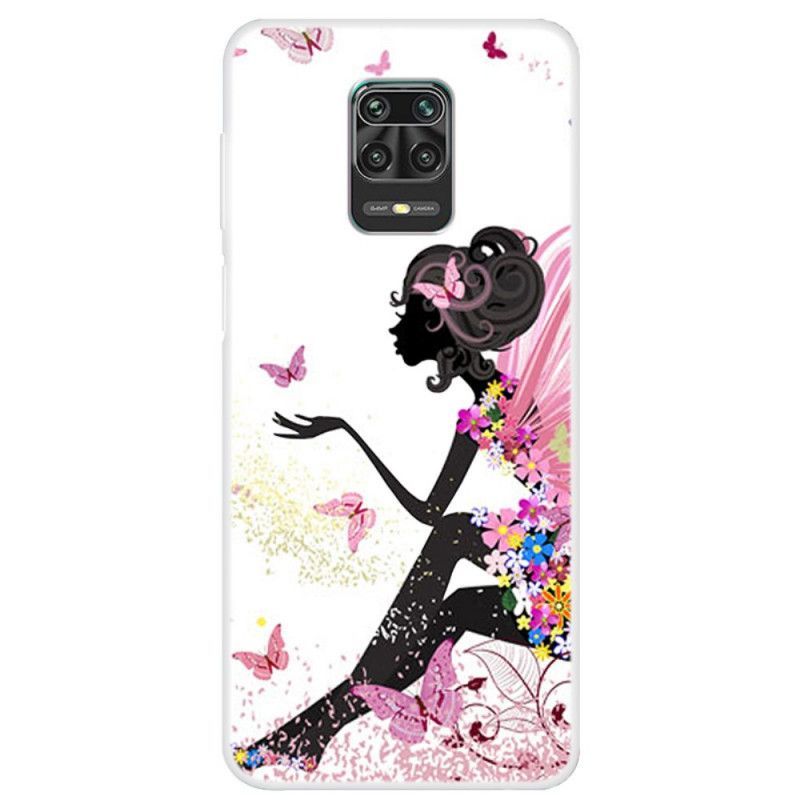 Pouzdro Xiaomi Redmi Note 9s / Redmi Note 9 Pro Butterfly Lady