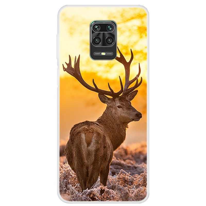 Pouzdro Xiaomi Redmi Note 9s / Redmi Note 9 Pro Deer And Landscape