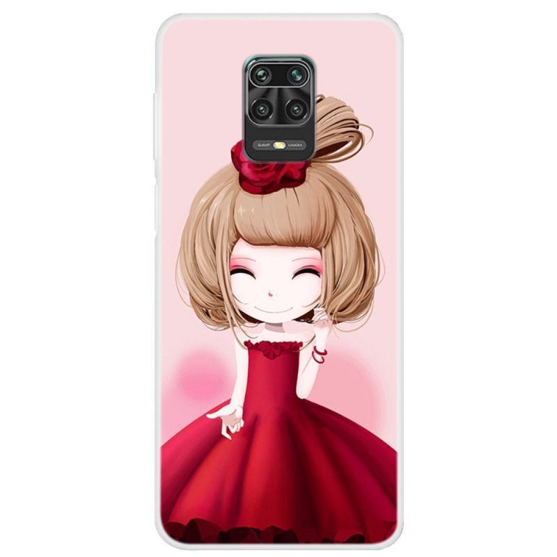 Pouzdro Xiaomi Redmi Note 9s / Redmi Note 9 Pro Manga Lady