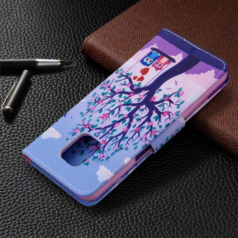 Pouzdro Xiaomi Redmi Note 9s / Redmi Note 9 Pro Sovy Na Houpačce