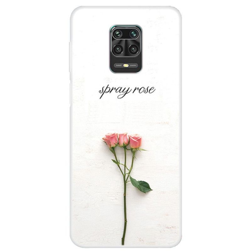 Pouzdro Xiaomi Redmi Note 9s / Redmi Note 9 Pro Spray Roses