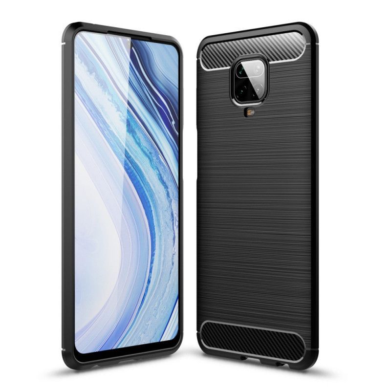 Pouzdro Z Kartáčovaných Uhlíkových Vláken Xiaomi Redmi Note 9s / Redmi Note 9 Pro