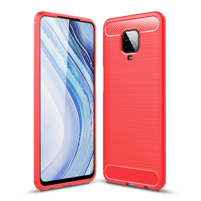 Pouzdro Z Kartáčovaných Uhlíkových Vláken Xiaomi Redmi Note 9s / Redmi Note 9 Pro