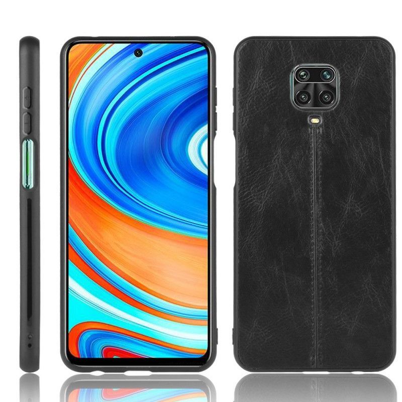 Prošívání Koženým Efektem Pouzdra Xiaomi Redmi Note 9s / Redmi Note 9 Pro