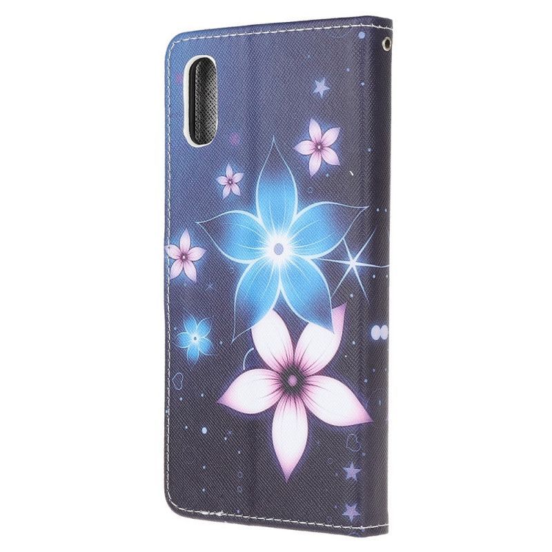 Xaiomi Redmi 9a Obal Na Popruh Lunárních Květin