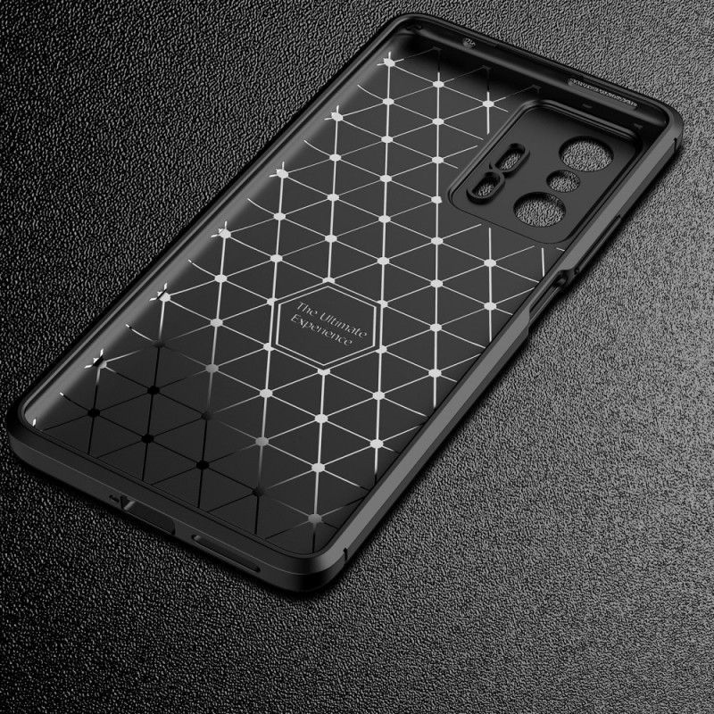 Xiaomi 11t / 11t Pro Case S Flexibilní Texturou Uhlíkových Vláken