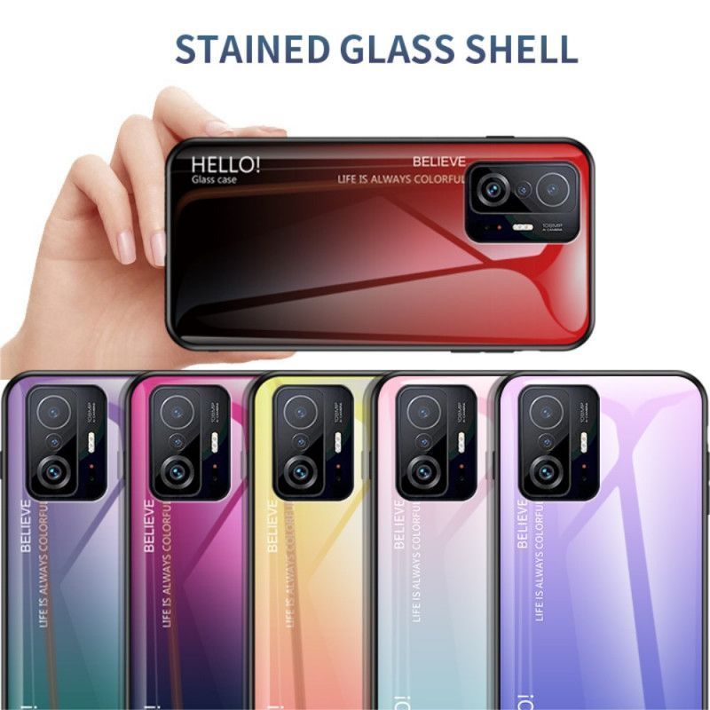 Xiaomi 11t / 11t Pro Case Tvrzené Sklo Ahoj