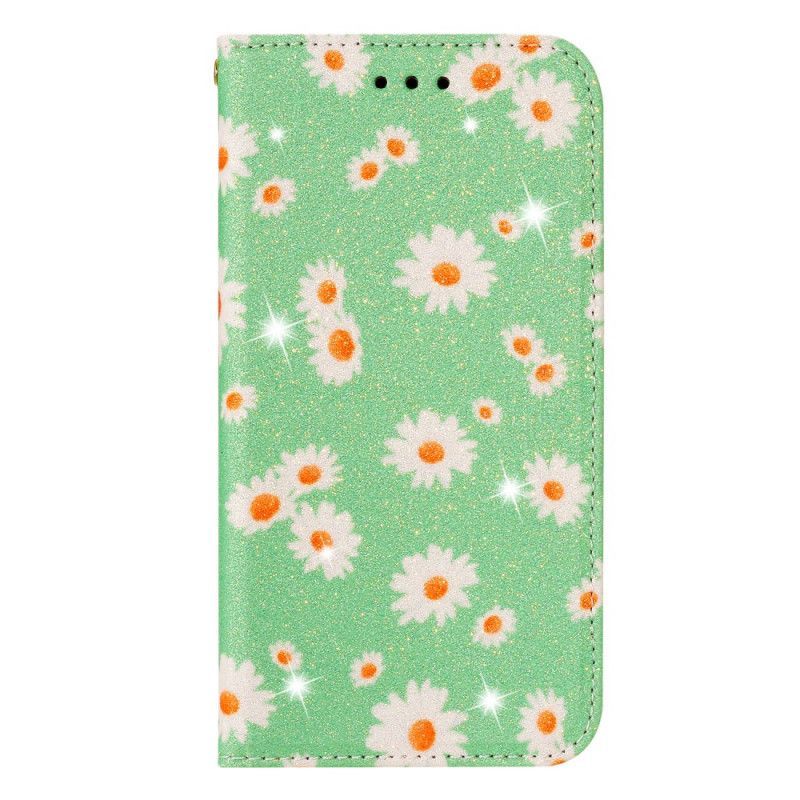 Xiaomi Flip Cover Kožené Pouzdro Folio Poco F2 Pro Daisies